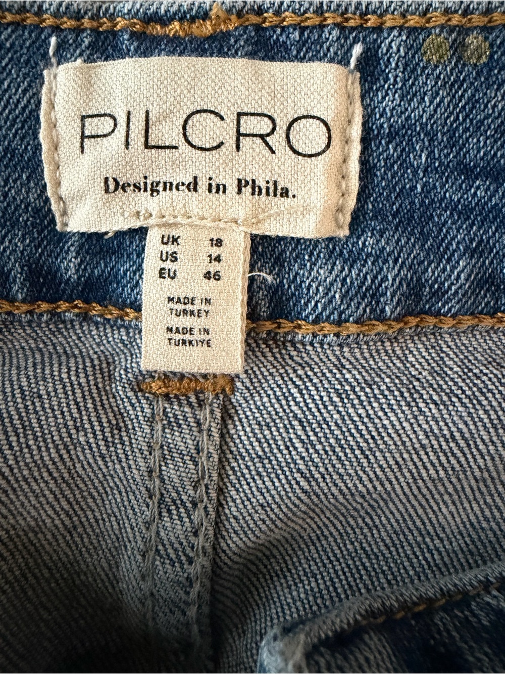 Anthropology Pilcro Button-Front Midi Denim Skirt in Blue - Picture 11 of 13